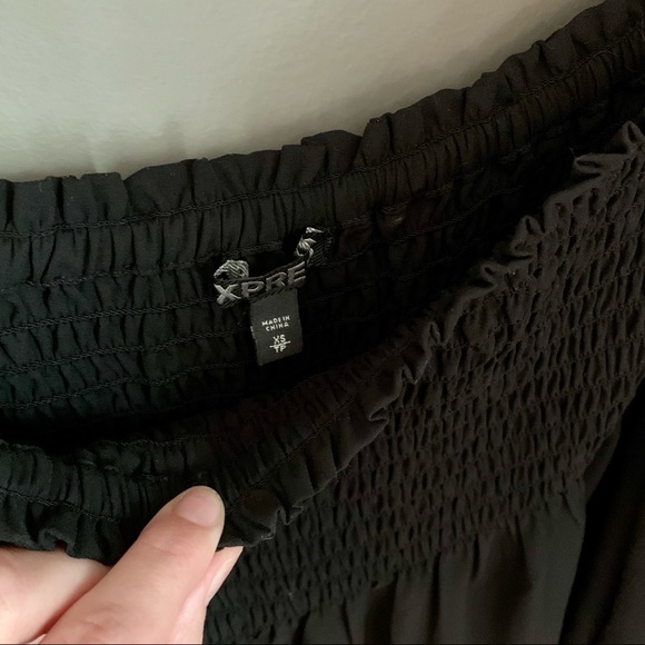 Express off the shoulder black long sleeve - Picture 3 of 3